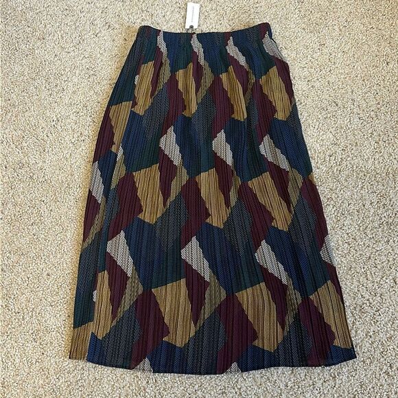 NWT Anthropologie EW MODA New York Pleated Skirt - Picture 1 of 6